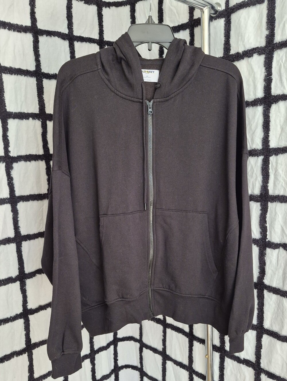 NWT Old Navy SoComfy Fleece Full Zip Hoodie + Extra High Waisted Wide-Leg Pants - Picture 12 of 16